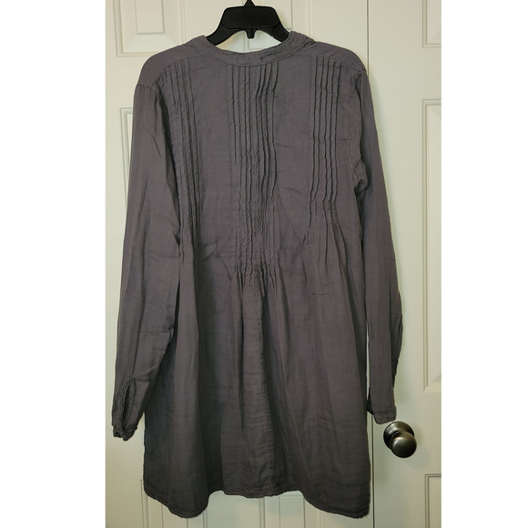 Free people Charcoal Tunic Blouse worn once! - Picture 4 of 4